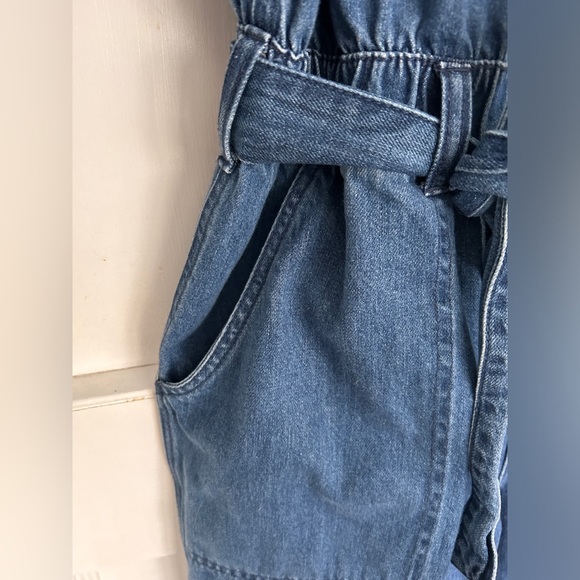 Old Navy One Piece Jumpsuit in Dark Blue Denim Size Large - Picture 6 of 10